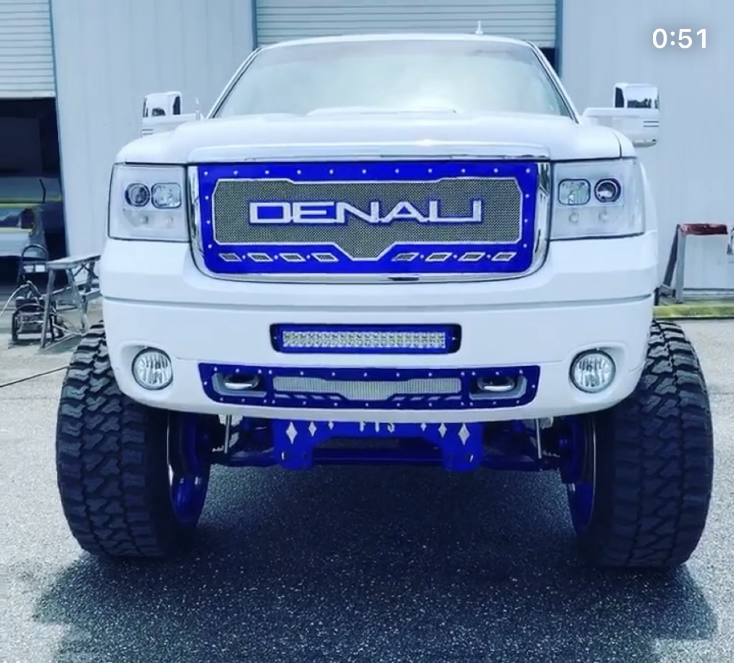 White Denali, front