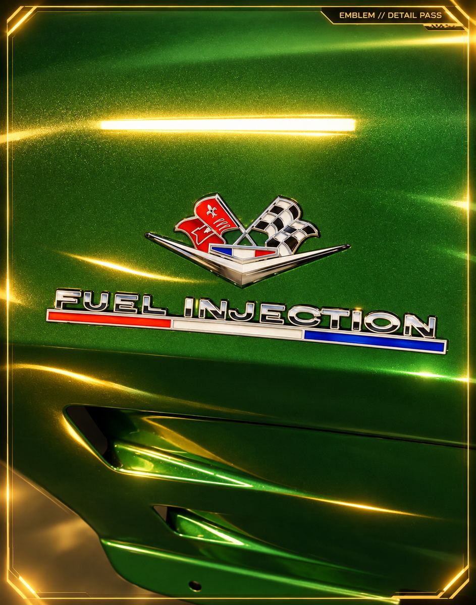 Fuel injection emblem